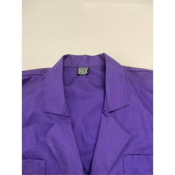 Vintage Purple Button Down Jacket - Picture 4 of 7